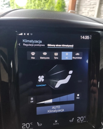 Volvo XC 60 cena 154000 przebieg: 77000, rok produkcji 2018 z Sosnowiec małe 781